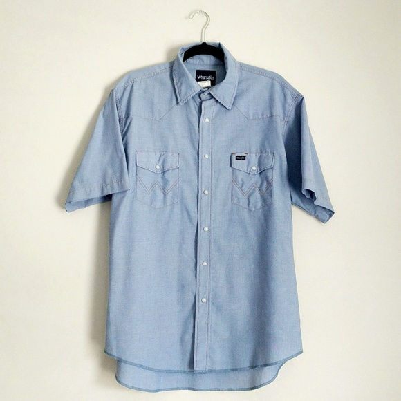 Wrangler Casual Short Sleeve Button Down (EUC) - Picture 1 of 5